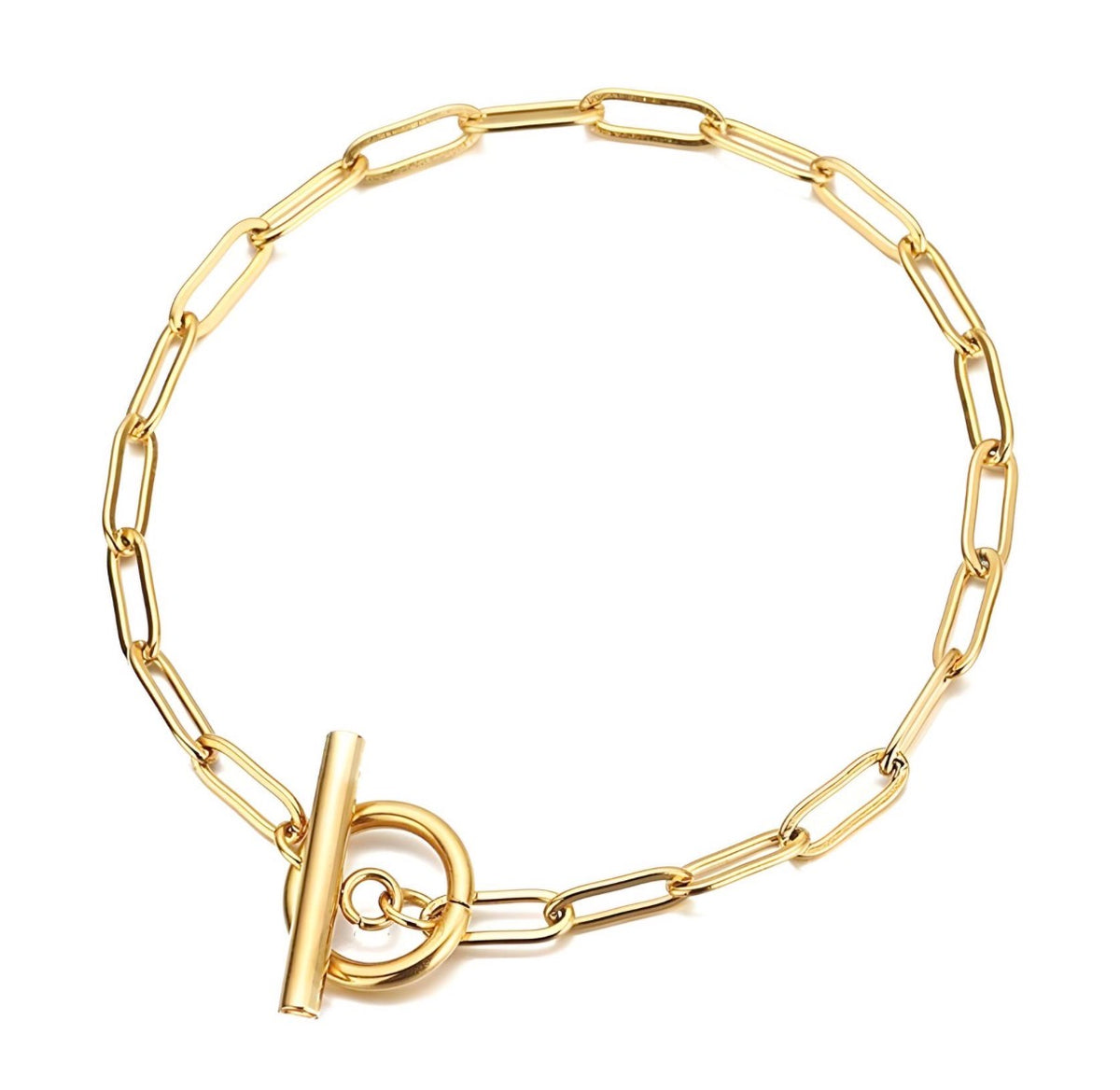 Locked In Bracelet | GOLD-PLATED STAINLESS STEEL CENTER