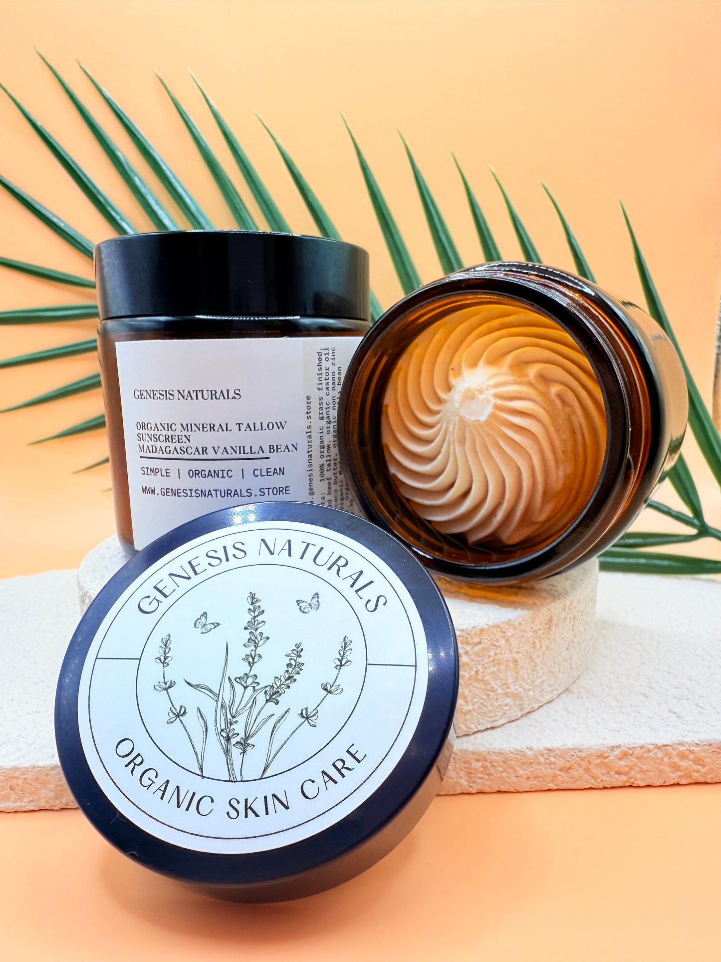 | Mineral | Organic | Deodorized | Tallow sunscreen