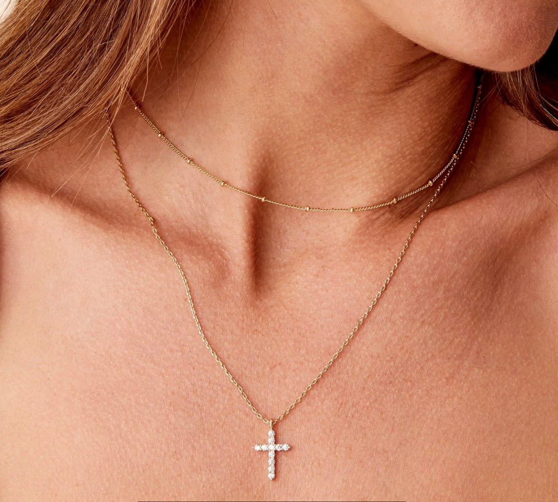 Take up your cross |18k Triple Gold Plated | Stainless Steel Center