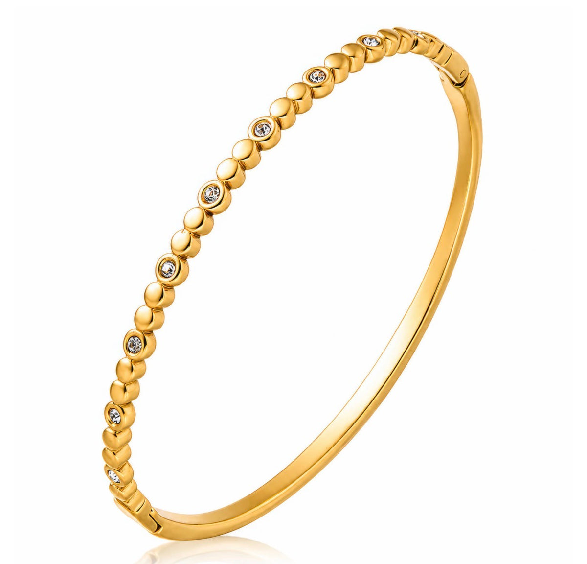 Gentle Bracelet | 18k Triple Gold Plated | Stainless Steel Center