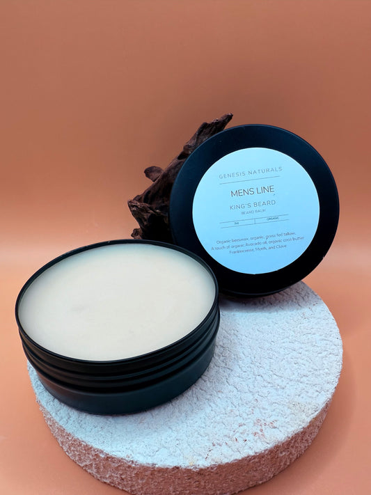 Men’s Organic Beard Balm - King’s Choice scent