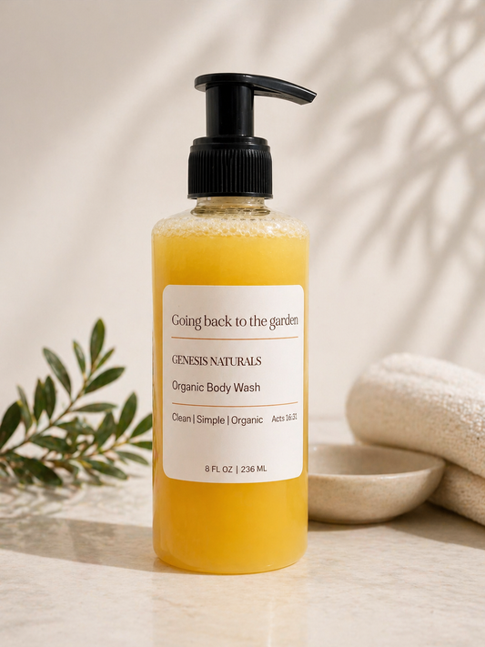 8 oz Organic Moisturizing Body and Hand Soap