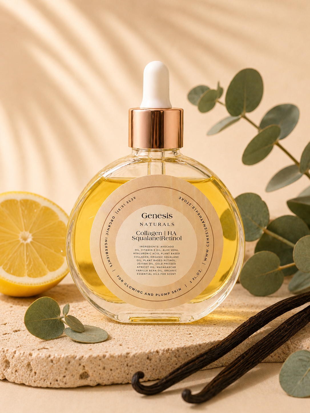 (Membership Price) Genesis Naturals 4-in-1 Face & Body Oil