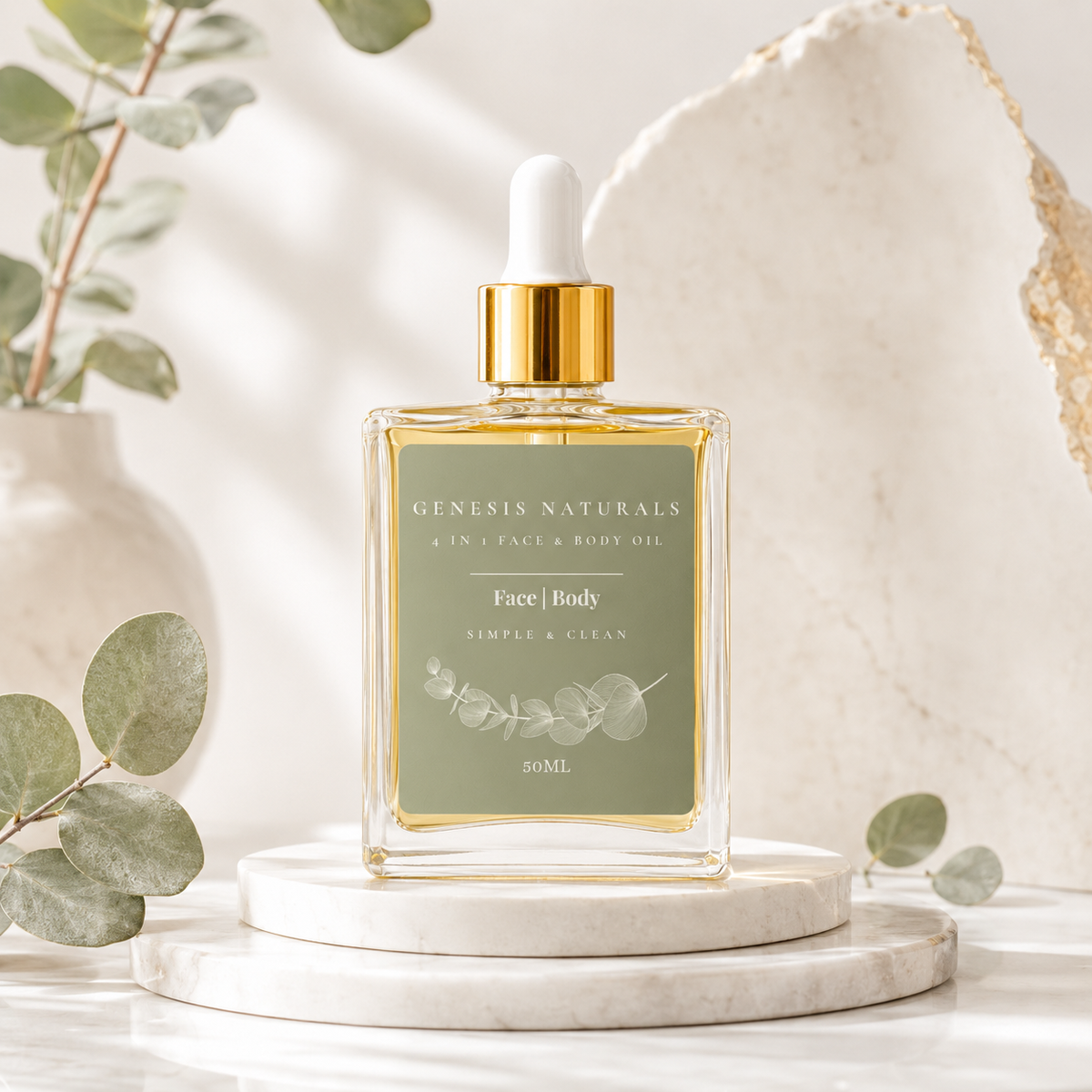 (Membership Price) Genesis Naturals 4-in-1 Face & Body Oil