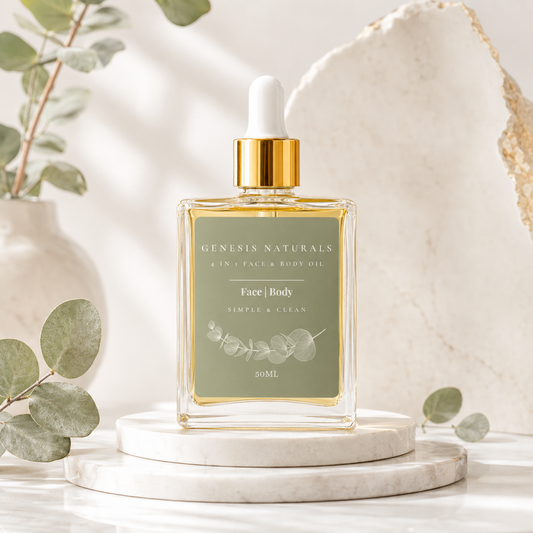 Genesis Naturals 4-in-1 Face & Body Oil