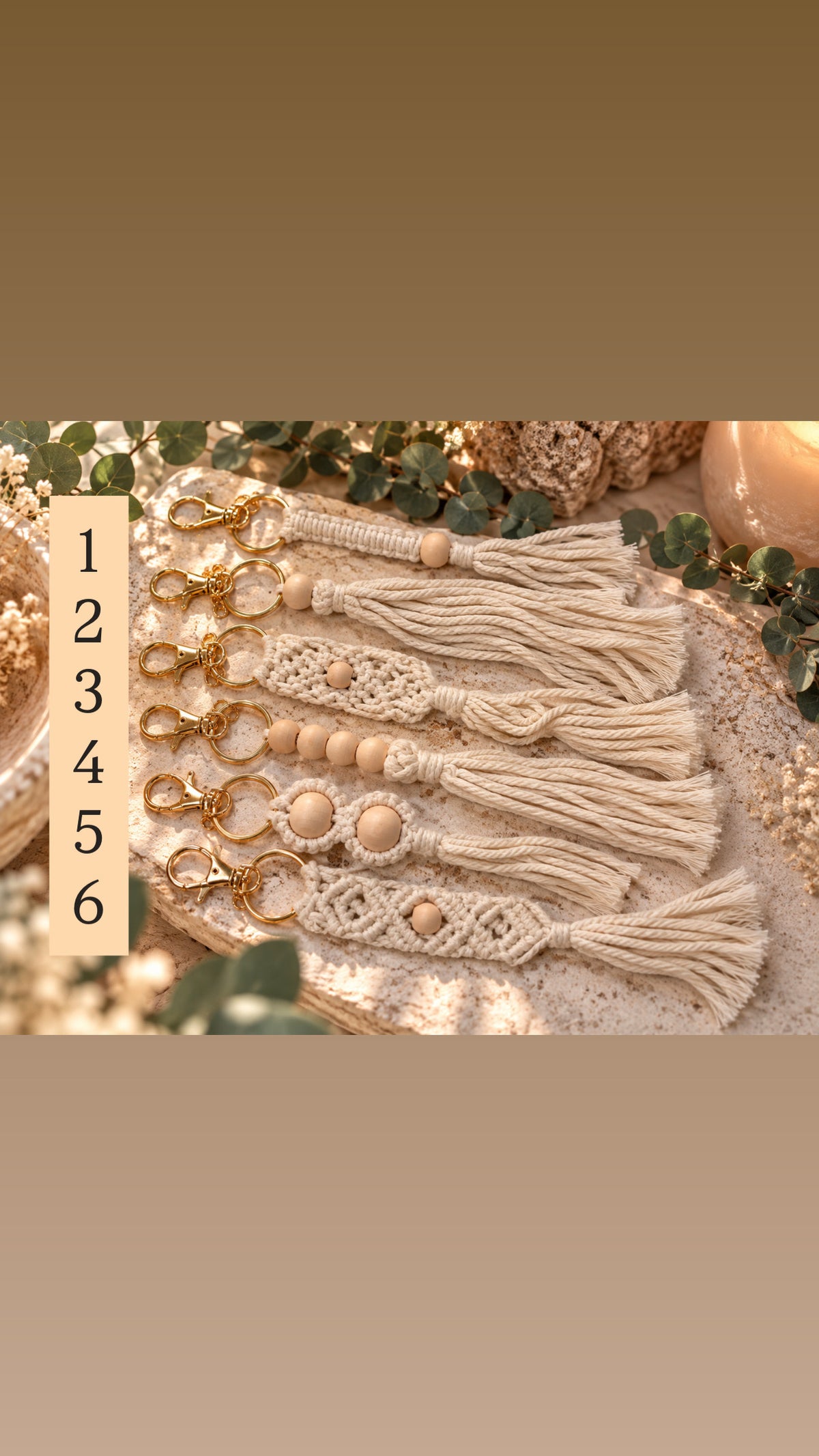 Boho Keychain