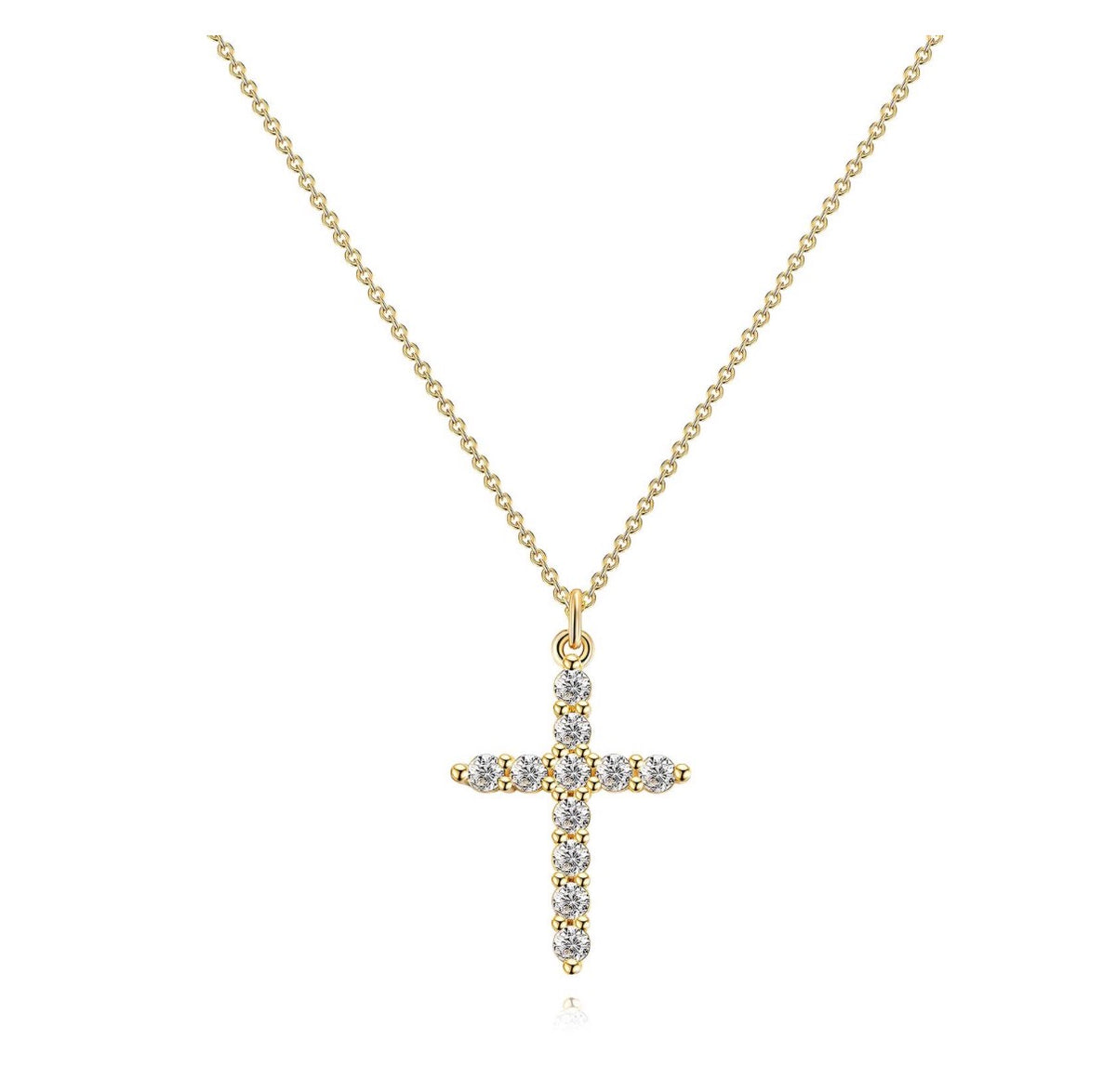 Take up your cross |18k Triple Gold Plated | Stainless Steel Center