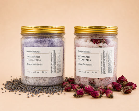 Genesis Naturals | Organic Bath Soaks