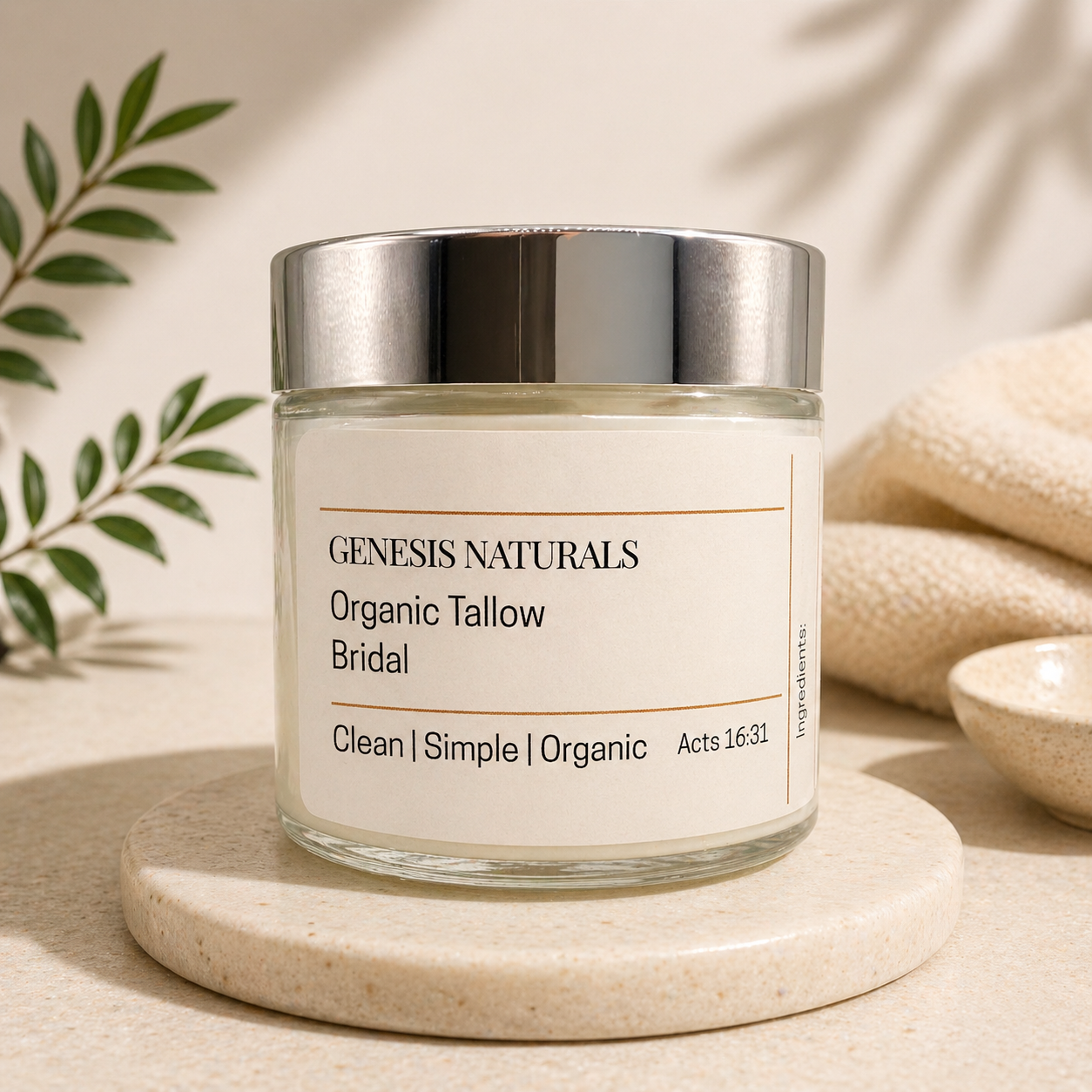 All of Genesis Naturals Medium |Magnesium Tallow | All Scents