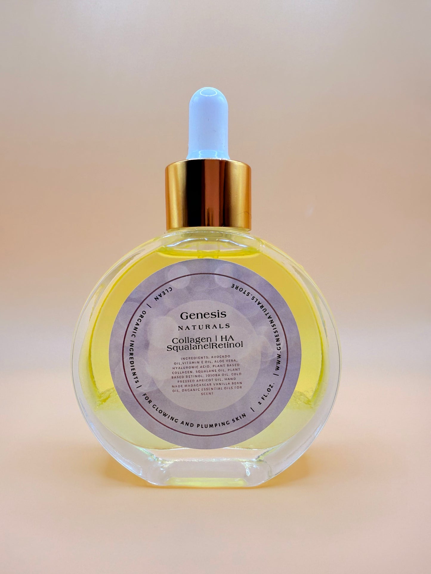 Genesis Naturals 4-in-1 Face & Body Oil – Rose of Sharon Scent