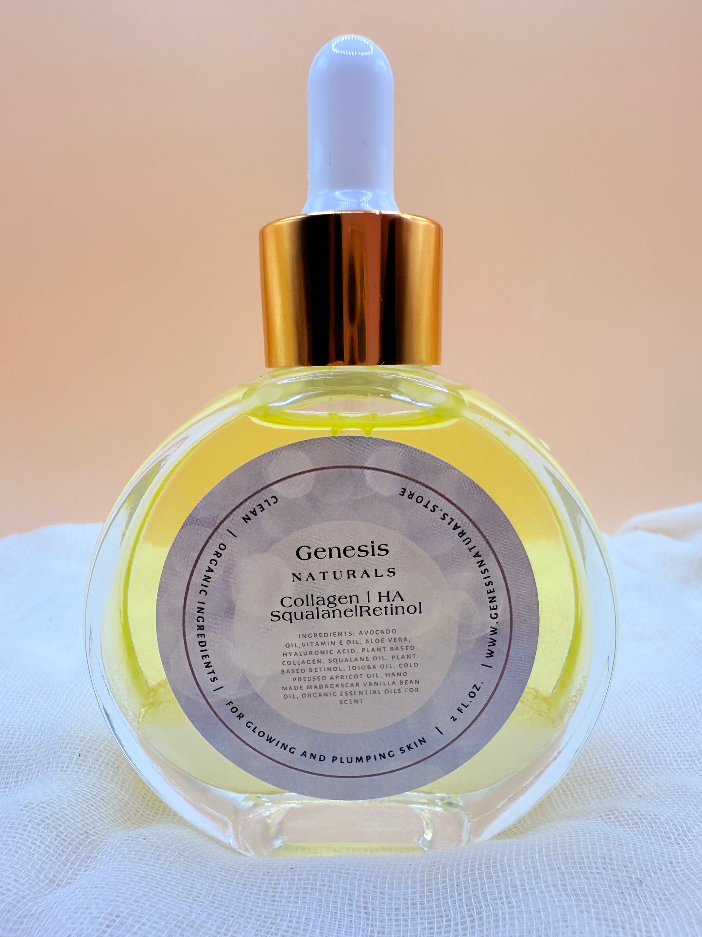 Genesis Naturals 4-in-1 Face & Body Oil – Rose of Sharon Scent