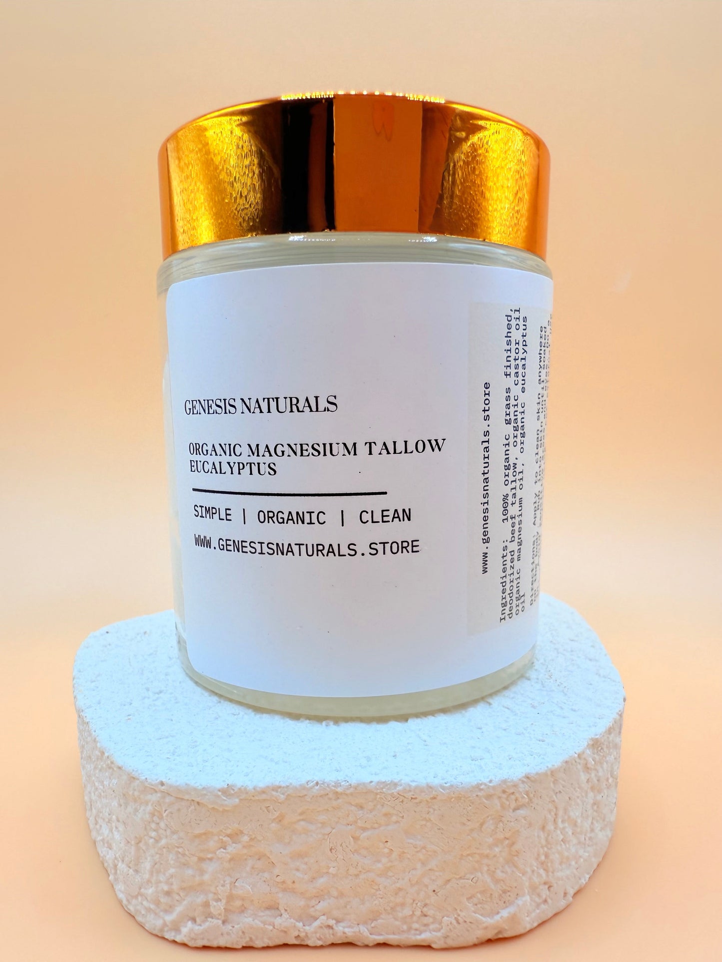 All of Genesis Naturals 3.5 oz Magnesium Tallow | All Scents