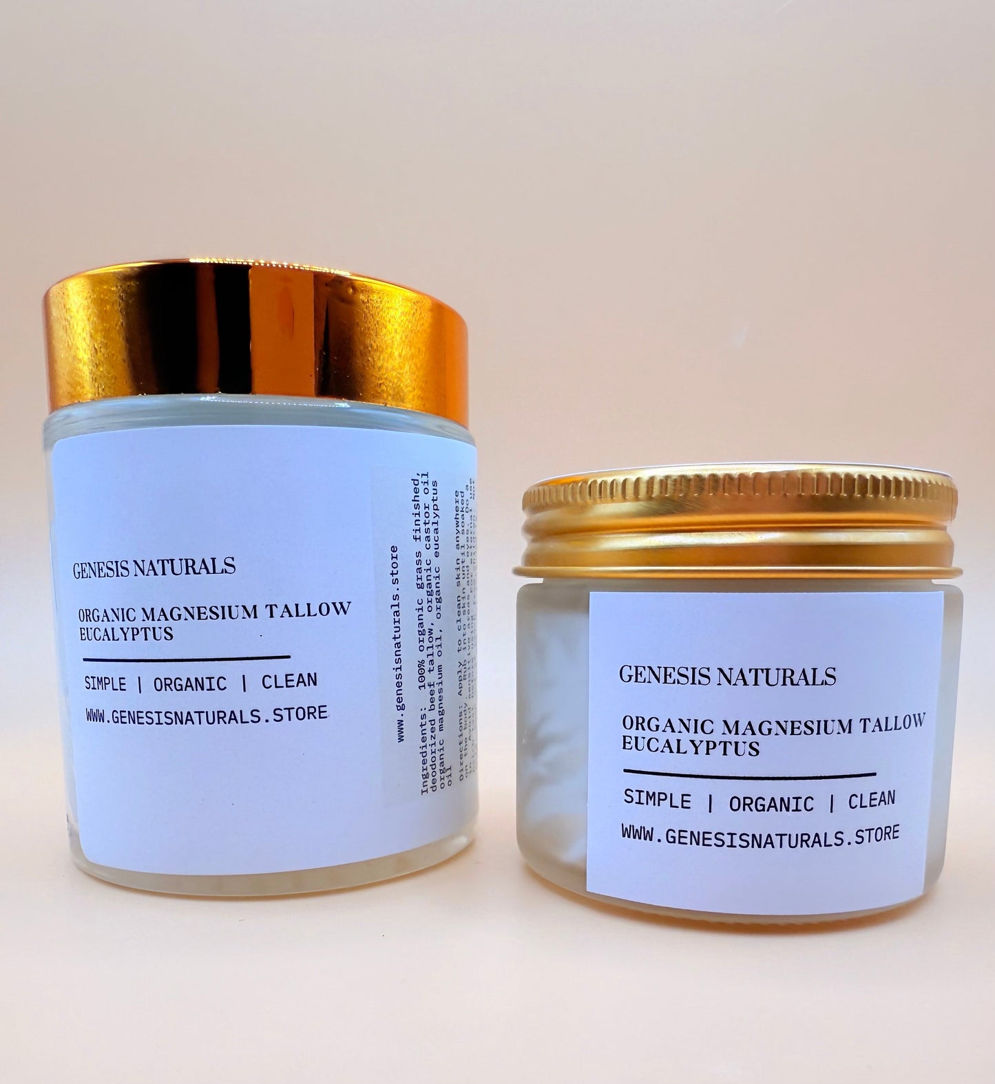 All of Genesis Naturals 3.5 oz Magnesium Tallow | All Scents