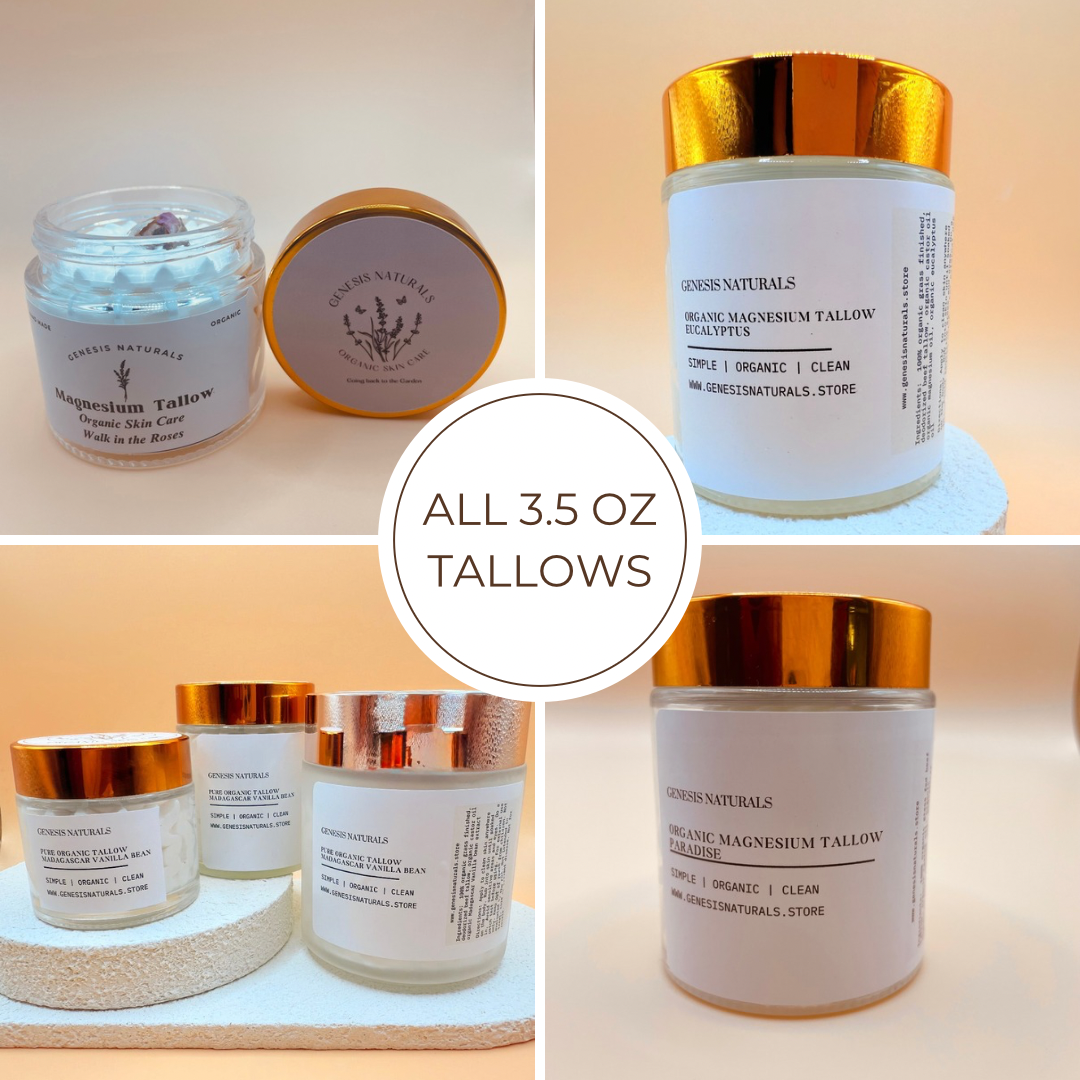All of Genesis Naturals 3.5 oz Magnesium Tallow | All Scents