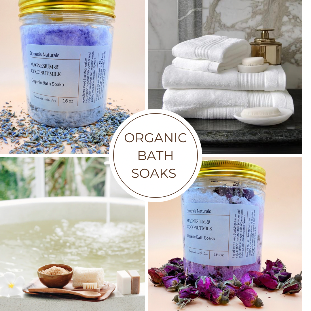 Genesis Naturals | Organic Bath Soaks
